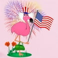 thumbnail image 2 of CafePress - Funny 4Th Of July Flamingo Infant Bodysuit - Baby Light Bodysuit, Size Newborn - 24 Months, 2 of 4