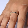 thumbnail image 2 of Multi Sapphire amd Rainbow Sapphire Gemstone Band Rings, Full Eternity Band Ring, Gift for Womens, 925 Starling Silver Rings, Anniversary Rings, Stacking Ring, Chirstmas Jewelry., 2 of 5