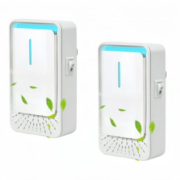 Jinyi Plug In Air Ionizers,Negative Ion Technology Air Purifier, Quiet Mini Air Freshener,Portable Air Purifiers for Odor, Dust, Smoke, Pets Smell-2 Packs