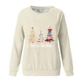thumbnail image 4 of Winter Saving Talove Long Sleeve Shirts for Women Graphic Printed Sweatshirt Women Fall Clothes White Blouse Womens Tops Casual Christmas Shirts, 4 of 4