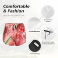 thumbnail image 4 of Daiia Refreshing Watermelon Slices Pattern Women's 2 in 1 Running Shorts - Lightweight Athletic Workout Gym Yoga Shorts Liner with Phone Pockets-Medium, 4 of 7
