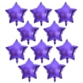 thumbnail image 1 of 10 globos de aluminio de 10 con forma de cinco estrellas para decoración de fiestas, bodas y cumpleaños, 1 of 8