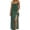 Dark Green, variant on JIAXIN Womens Backless Cami Dress Summer Casual Sleeveless Boho Adjustable Spaghetti Strap Loose Fit Ruffle Beach Maxi Dresses(Coffee,L)