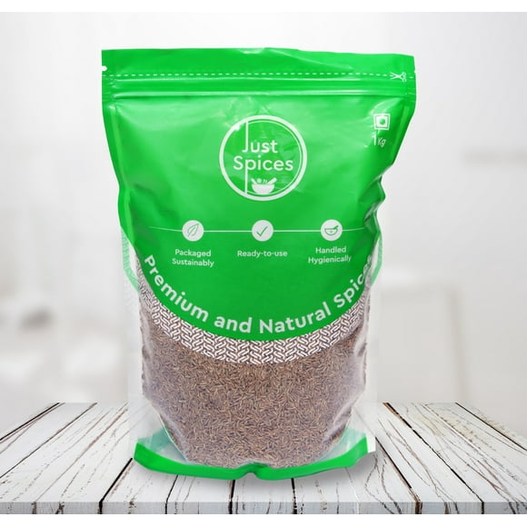 Just Spices - Whole Cumin Seeds (Jeera), 1 kg (2.2 lb), Product of India, Whole Spices