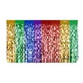 thumbnail image 2 of Dserhfy 1Pc/2Pcs Rainbow Wavy Table Skirt Metallic Tinsel Foil Fringe Streamers for Birthday Wedding Fiesta Party Decoration, 2 of 8