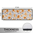 thumbnail image 5 of Kitchen Rugs Sets Of 2,Pioneer Flower Floral Print Pattern Anti Fatigue Kitchen Mat Rugs Non Slip Washable,Decorative Kitchen Floor Mats for Kitchen,Sink,Laundry,17"x47"+17"x47", 5 of 5