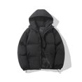 thumbnail image 2 of iHPH7 Puffer Jacket Warm Jackets for Women Hooded Puffer Jacket Women Winter Outfits for Women Winter Coats for Women Zip Up Jackets for Women Warm Winter Coats for Women Black M, 2 of 4