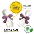 thumbnail image 4 of Giggley Baby Spoons Self Feeding 6+ Months, Baby Spoons and Forks Set, Petal Shaped Stand with Storage Case, 4 of 6