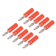 thumbnail image 1 of 4mm Banana Plug, Gold Plated Banana Plug Connector CNC Process High Accuracy  For Electronic Equipment Red, 1 of 8