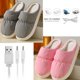thumbnail image 1 of Zapatillas calefactables, temperatura constante de 50 grados, zapatillas calefactables por USB, zapatillas calefactables de temperatura constante, valor excepcional, 1 of 12