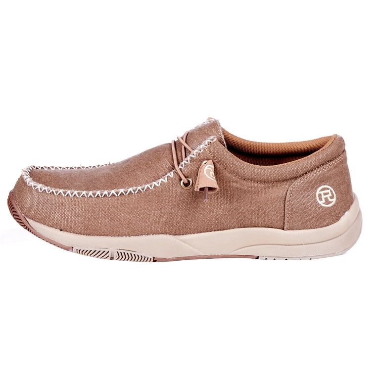 NEW ROPER men\'s clearcut low canvas chukka shoe in tan Roper Men main image 4