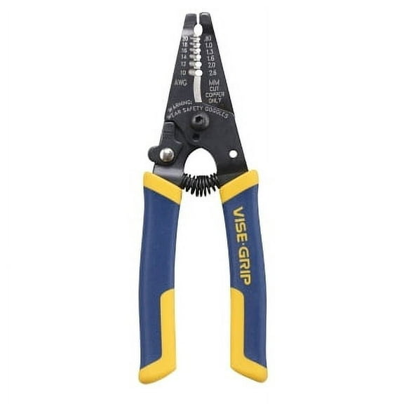Wire Strippers / Cutters, 6 In, 10-20 Awg, Blue/Yellow | Bundle of 2 Each