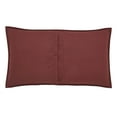 thumbnail image 5 of VHC Brands Sham King Quilted, Cotton Bedroom Sham Cover, Bedding Accessory, Bedroom Decor, Connell Collection, Rectangle 21x37, Burgundy, 5 of 5