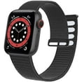 thumbnail image 6 of Nylon Sport Loop Bands Compatible with Apple Watch Band 38mm 40mm 41mm 42mm 44mm 45mm for Women Men, Stretchy Elastic Braided Replacement Straps for iWatch Series 6 7 5 4 3 2 1 SE - red, 6 of 14