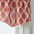 thumbnail image 2 of Curtainworks Morocco Scallop Valance Clay, 100% Polyester, 58"W x 14"L, 1 Piece, Adult, 2 of 5