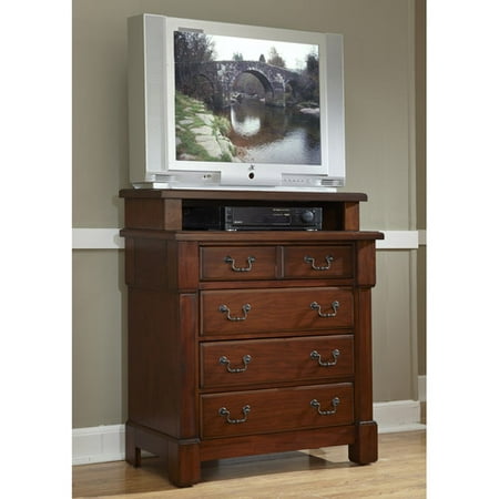 Home Styles The Aspen Collection Media Chest, Rustic Cherry/Black - Walmart.com Home Styles The Aspen Collection Media Chest, Rustic Cherry/Black - Walmart.com