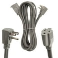 Heavy Duty Extension Cord Wire, (3 FT) Ideal for Air Conditioner and