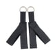 thumbnail image 4 of 2 correas de pilates, correas de yoga, correas para cintura, espalda, piernas y pies, anillo en D, reformer Negro, 4 of 9