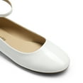thumbnail image 6 of DREAM PAIRS Women's Ballet Flats Round Toe Comfortable Ankle Strap Ballerina Flats Shoes, 6 of 7