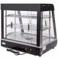 thumbnail image 5 of Barton 27" Countertop Commercial Food Warmer Display, 3-Tier Pizza Pastry Case w/LED, Removable Shelves, 5 of 7