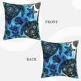 thumbnail image 3 of Kll Turtle Decorative Throw Pillow Covers Velvet Soft For Couch Sofa Bedroom Living Room Outdoor -20"X20", 3 of 8