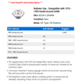 thumbnail image 2 of Radiator Cap - Compatible with 1976 - 1989 Honda Accord CARB 1977 1978 1979 1980 1981 1982 1983 1984 1985 1986 1987 1988, 2 of 2