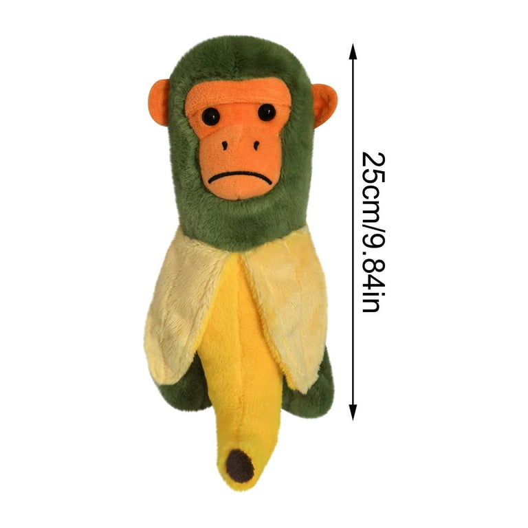 Shimpanzini Bananini Toy,Italian Brainrot Stuffed Animals Summer