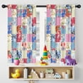 thumbnail image 5 of Blackout Kids Curtains,Patchwork Pioneer Flower Childrens Insulated Curtains Set Of 2,Bedroom Essentials,Toddler Room Decor 42x54in(106x137cm), 5 of 5