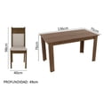 thumbnail image 2 of Juego de Comedor Madesa Elen con Mesa y 4 Sillas 5231 MC, 2 of 4