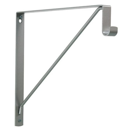 

Shelf & Oval Rod Supprt - Nickel - 10.875in. H x 11.75in. D