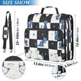 thumbnail image 2 of FORMRS Zipper Binder with Shoulder Strap 2-inch Ring 500 Sheet Capacity File Bag, Blue Cat Stars, 2 of 5