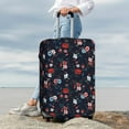 thumbnail image 3 of Lsque Vintage Rose Printed Luggage Cover, Travel Luggage Protector,Scratch and Dirt Resistant, Fits 18-32 Inch Luggage - Large, 3 of 9