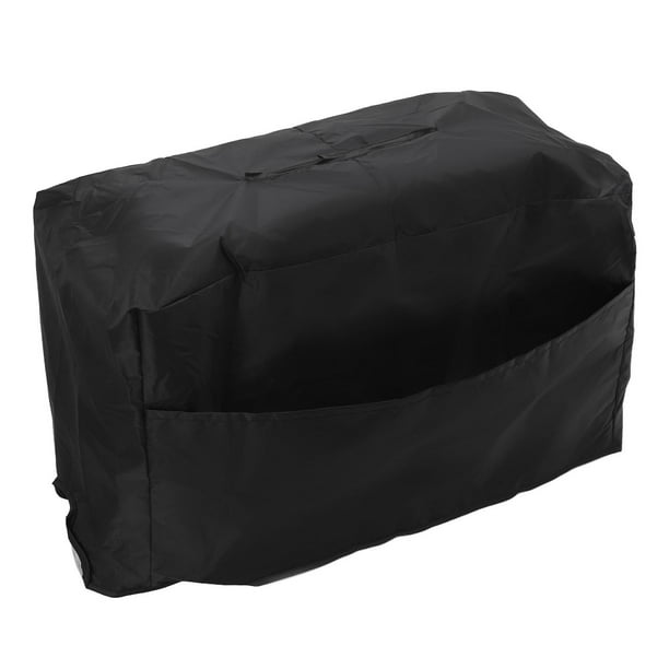 Welding Machine Canopy Waterproof 190T Silver Plated Polyester Taffeta UV Proof Welder Dust Cover for Garden Balcony 50x25x31cm/19.7x9.8x12.2in Black