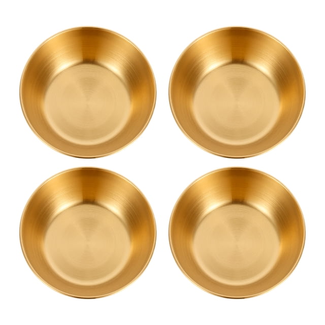 Bandeja para servir aperitivos de acero inoxidable (4 unidades)