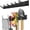 48 inch 6-Hook, variant on Garden Tool Organizer 48 in with 18 Garage Hooks, Heavy Duty Garage Wall Hooks for Hanging Ladder, Bike, Tool Storage Rack for Yard Tools, Shovel, Shed (23 Pack)