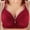 Wine, variant on XFLWAM Wireless Push Up Bras for Women Soft Comfy Daily Bras Yoga Lounge Bras No Underwire Full Coverage Lift up Bras