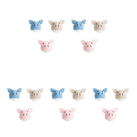 

wrea 5pcs Newborn Photography Props Accessories Baby Knitted Crochet Hat Baby Photo Shooting Cute Infant Cap Outfit