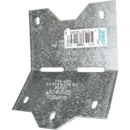 

2PK Simpson Strong-Tie ZMax Galvanized Steel 3-3/8 In. 18 ga Adjustable Framing L-Angle