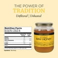 thumbnail image 2 of Honey Gardens Apitherapy Raw Honey | 100% Pure | US Grade A, Unpasteurized & Unfiltered | 43 Servings | 2 Pound Jar, 2 of 6