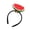 Black  water, variant on Makeup Hair Hoop Watermelon Plush Headband Soft Fruit Accessory for Face Washing, Parties, Photos, 54-56cm Fit