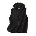 thumbnail image 4 of HTNBO Women's Sleeveless Hoodies Sweatshirt Basic Zip Up Vest Summer Casual Loose Fit Drawstring Hooded Tank Tops, 4 of 4