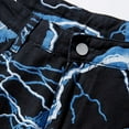 Dllmjing Mens Baggy Jeans For Men Male Printed Tie Dyed Trend Loose