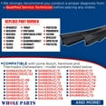 thumbnail image 3 of Whole Parts 00740617 Dishwasher Cabinet Side Seals/Trim Strip Kit - Replacement & Compatible With Some Bosch, Kenmore and Thermador Dishwashers, 3 of 7