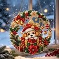 thumbnail image 2 of Diamond Art Kits for Adults, Diamond Paintings Christmas Ornaments, Diy Christmas Wreath Kit for Xmas Tree, Home Door, Window and Wall Decor, 2 of 8