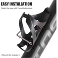 thumbnail image 3 of Bike Bottle Cage, 22g Super Light Bottle Cage, Carbon Fiber Bottle Cage for Cyclists (Matte), 3 of 5