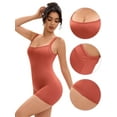 thumbnail image 3 of DARING DIVA Shapewear Bodysuits Rompers Sleeveless Jumpsuit S Light Brown, 3 of 5