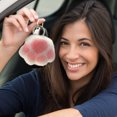thumbnail image 6 of Super Cute Soft Plush Cat Paw Keychain Fluffy Warm Comfortable Pink Kitty Hand Key Chain Ring Holder Bag Purse Pendant, 6 of 6