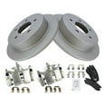 thumbnail image 2 of TRQ Rear Brake Pad & Rotor Kit Brake Caliper Brake Pads Brake Rotor Semi-Metallic Solid Premium G-Coated Fits Select 2008-2009 Buick LaCrosse 2006-2010 Chevrolet Impala 2006-2007 Monte Carlo, 2 of 6