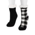thumbnail image 3 of Muk Luks Women's Chenille Plush Lined Cabin Socks, 2-Pack, 3 of 5