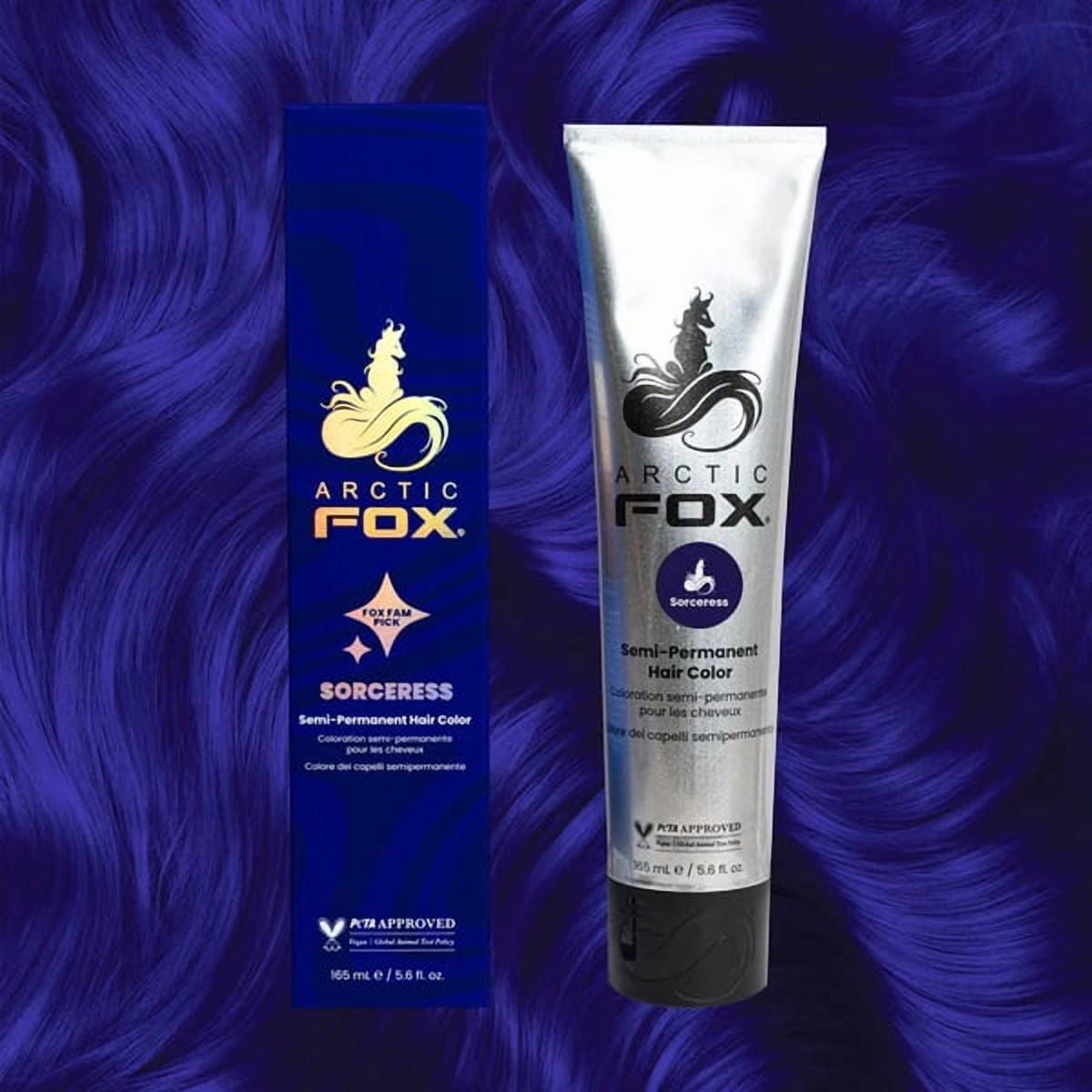 Arctic Fox Sorceress Teinture SemiPermanente pour Cheveux Bleu Minuit — free download